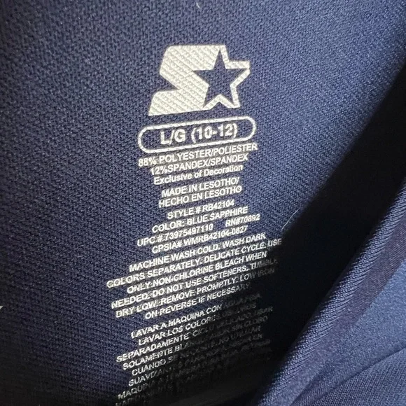 D12.11 STARTER Youth Long Sleeve Shirt large 10/12 - Picture 3 of 3